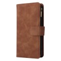 For Samsung Galaxy A54 5G Multifunctional Multi-Card Wallet Phone Leather Case(Brown)