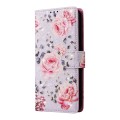 For Samsung Galaxy A34 5G Bronzing Painting RFID Leather Phone Case(Pastoral Rose)