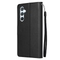 For Samsung Galaxy A54 3 Card Slots Multifunctional Leather Phone Case(Black)