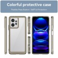 For Xiaomi Redmi Note 12 4G Global Colorful Series Acrylic + TPU Phone Case(Transparent Grey)