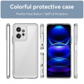 For Xiaomi Redmi Note 12 4G Global Colorful Series Acrylic + TPU Phone Case(Transparent)