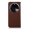 For OPPO Find X6 Pro KHAZNEH Nappa Top Layer Cowhide Leather Phone Case(Brown)