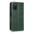 For Samsung Galaxy A03s 164.2mm Symmetrical Triangle Leather Phone Case(Green)