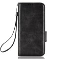 For Samsung Galaxy S21 5G Symmetrical Triangle Leather Phone Case(Black)