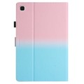 For Samsung Galaxy Tab A7 Lite T220 / T225 Stitching Gradient Leather Tablet Case(Pink Blue)