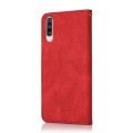 For Samsung Galaxy A50 / A30s / A50s Dual-color Stitching Leather Phone Case(Red Blue)