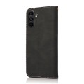 For Samsung Galaxy S23 FE 5G Dual-color Stitching Leather Phone Case(Black Rose Gold)