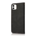 For Samsung Galaxy A05 Dual-color Stitching Leather Phone Case(Black Rose Gold)