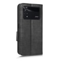 For Xiaomi Poco M4 Pro 4G Symmetrical Triangle Leather Phone Case(Black)