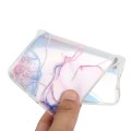 For Samsung Galaxy A15 5G Laser Marble Pattern Clear TPU Protective Phone Case(Pink)