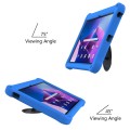 For Lenovo Tab M10 Plus 10.6 3rd Gen 2022 Spider King Silicone Protective Tablet Case(Blue)