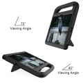 For Samsung Galaxy Tab S6 Lite P610 Handle EVA Shockproof Tablet Case with Holder(Black)