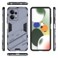 For Xiaomi Redmi Note 12 4G Global Punk Armor 2 in 1 PC + TPU Shockproof Phone Case with Holder(Grey