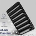 For Samsung Galaxy Tab A7 Lite T220 / T225 Eiderdown Cushion Shockproof Tablet Case(Black)