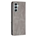For Samsung Galaxy M14 5G Prismatic Invisible Magnetic Leather Phone Case(Grey)