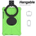 For Samsung Galaxy Tab S6 Lite P610 Spider King Silicone Protective Tablet Case(Green)