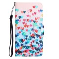 For Xiaomi Redmi Note 12 5G Global/Poco X5 Colored Drawing Leather Phone Case(Heart)