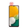 For Samsung Galaxy A34 5G Shockproof Cartoon TPU Phone Case(Cute Pig)