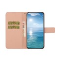 For Xiaomi Redmi 12C Ethnic Style Embossed Pattern Leather Phone Case(Pink)