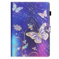 For Samsung Galaxy Tab A7 10.4 2020 T500/T505 Coloured Drawing Stitching Smart Leather Tablet Case(B