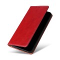 For Samsung Galaxy A34 5G Fierre Shann PU Genuine Leather Texture Leather Phone Case(Red)