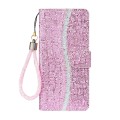 For Samsung Galaxy A54 5G Glitter Powder Filp Leather Phone Case(Pink)