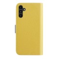For Samsung Galaxy A24 4G Candy Color Litchi Texture Leather Phone Case(Yellow)