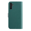 For Samsung Galaxy A34 5G Candy Color Litchi Texture Leather Phone Case(Dark Green)