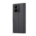 For Xiaomi Redmi 13C 4G/5G/Poco C65 LC.IMEEKE Calf Texture Leather Phone Case(Black)