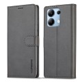 For Xiaomi Redmi Note 13 Pro 4G LC.IMEEKE Calf Texture Leather Phone Case(Grey)