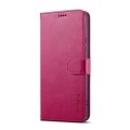 For Xiaomi Redmi Note 13 Pro+ LC.IMEEKE Calf Texture Leather Phone Case(Red)