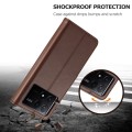 For Xiaomi Poco X6 Pro LC.IMEEKE Calf Texture Leather Phone Case(Coffee)
