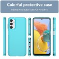 For Samsung Galaxy M14 5G Candy Series TPU Phone Case(Transparent Blue)