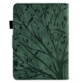 For Amazon Kindle Paperwhite / 2 / 3 / 4 Fortune Tree Pressure Flower PU Tablet Case with Wake-up /