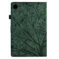 For Lenovo Tab M10 Gen 3 Fortune Tree Pressure Flower PU Tablet Case with Wake-up / Sleep Function(G