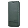 For Honor Play 50 Plus AZNS Magnetic Calf Texture Flip Leather Phone Case(Dark Green)
