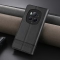 For Honor Magic6 Pro AZNS Magnetic Calf Texture Flip Leather Phone Case(Black)