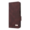 For Samsung Galaxy M14 5G Magnetic Clasp Flip Leather Phone Case(Brown)
