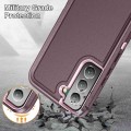 For Samsung Galaxy S23 5G Life Waterproof Rugged Phone Case(Purple + Pink)