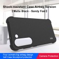For Samsung Galaxy S23 5G imak Shockproof Airbag TPU Phone Case(Matte Black)