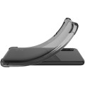 For Samsung Galaxy S23 5G imak Shockproof Airbag TPU Phone Case(Transparent Black)