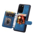 For Samsung Galaxy S20 FE Feel Dream Anti-theft Brush Shockproof Portable Skin Card Bag Phone Case(P