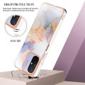 For Xiaomi Redmi 12C/11A 4G Global Electroplating IMD TPU Phone Case(White Marble)