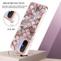 For Xiaomi Redmi 12C/11A 4G Global Electroplating IMD TPU Phone Case(Pink Scales)