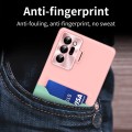For Samsung Galaxy Note20 Ultra Two-Color Invisible Lens Holder Phone Case(Pink+Green)