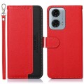For Motorola Moto G24 / G04 KHAZNEH Litchi Texture Leather RFID Phone Case(Red)