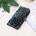 For Motorola Moto G04 / G24 Crocodile Top Layer Cowhide Leather Phone Case(Green)