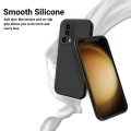 For Xiaomi 13 Lite / 12 Lite NE Pure Color Liquid Silicone Shockproof Phone Case(Black)