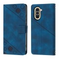 For Huawei nova 10 Skin-feel Embossed Leather Phone Case(Blue)