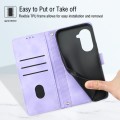 For Huawei nova 10 Skin-feel Embossed Leather Phone Case(Light Purple)